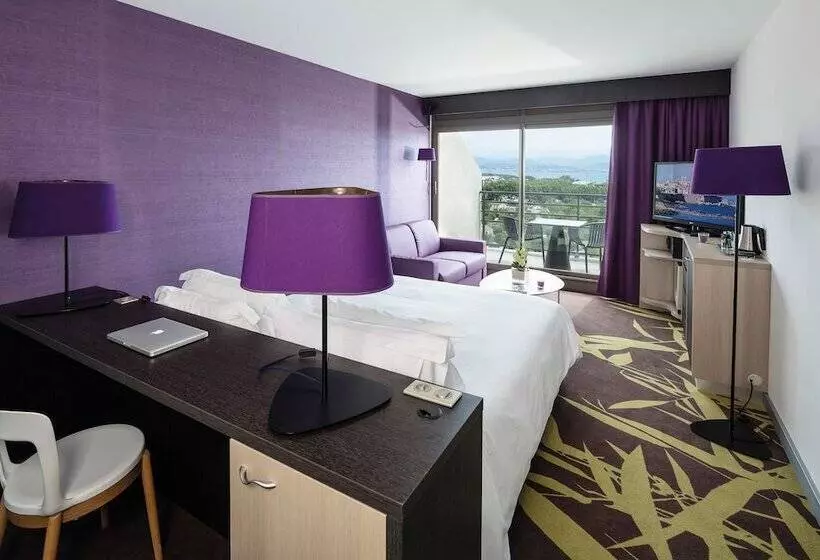 اتاق استاندارد با چشم‌انداز دریا, Thalazur Antibes   & Spa