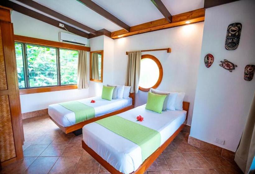 스탠다드 방갈로 침실 2개, Koro Sun Resort & Rainforest Spa