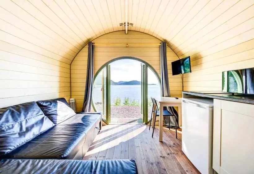Mökki 1 Makuuhuone, Onich Hotel & Lochside Beach Pods