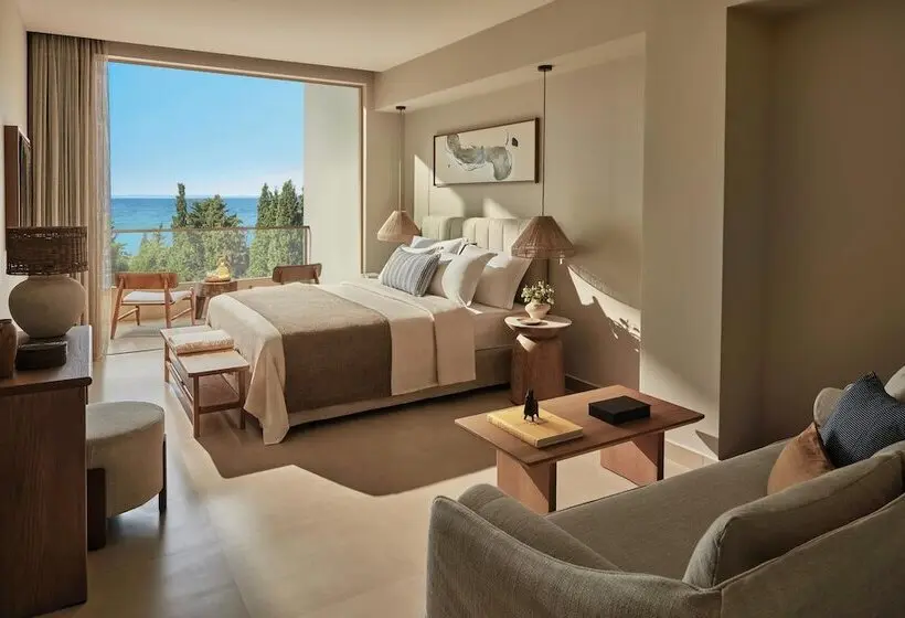 Quarto superior vista mar, Ikos Olivia