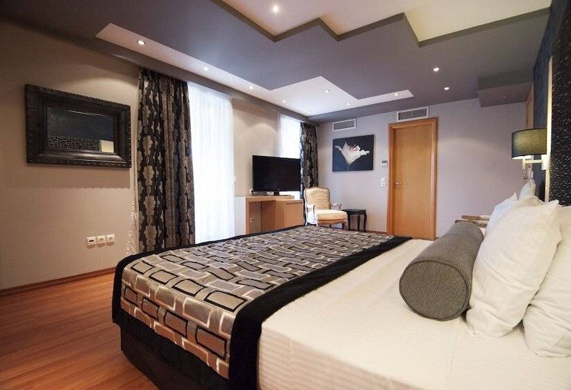 Люкс Боковой Вид на Море, Nefeli Hotel Alimos
