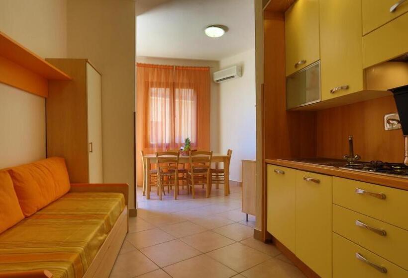 침실 2개 아파트, Residence Le Acacie