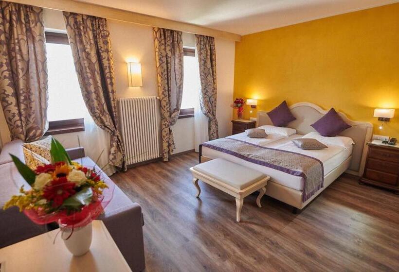 带河湖景观的轻年套房, Lake Front Hotel Brenzone