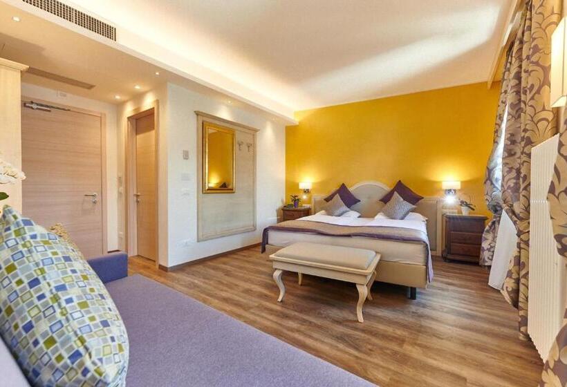 带河湖景观的轻年套房, Lake Front Hotel Brenzone