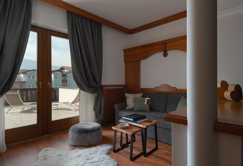 디럭스 룸, Brunet  The Dolomites Resort