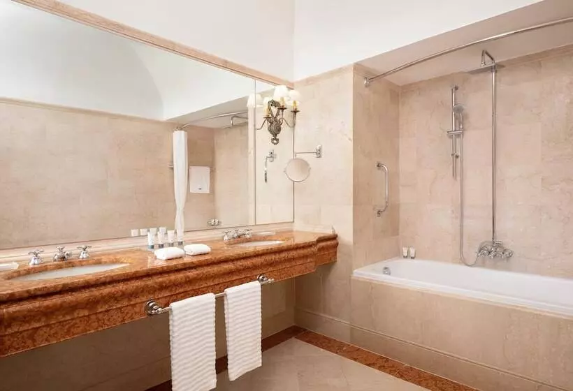 Junior suite with river view, The Excelsior, A Luxury Collection Hotel, Florence