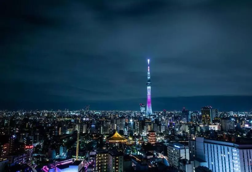 景色の見えるデラックストリプルルーム, Asakusa View