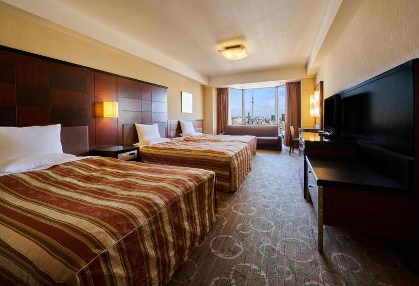 غرفة ديلوكس ثلاثية ذات إطلالة, Asakusa View