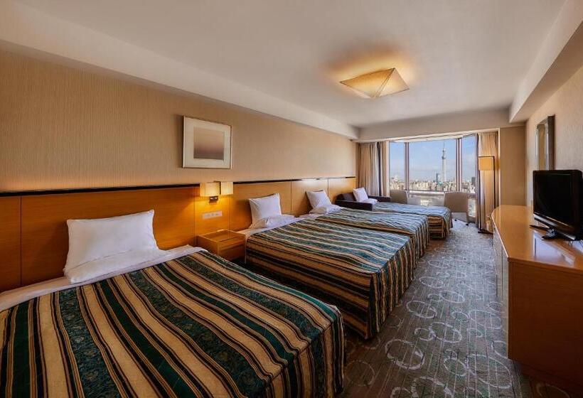 غرفة ديلوكس رباعية, Asakusa View