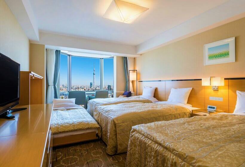 غرفة قياسية رباعية, Asakusa View