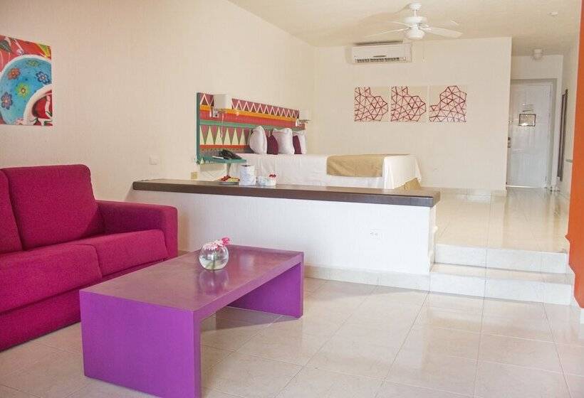 景色の見えるスイートルーム, All Ritmo Cancun Resort & Water Park