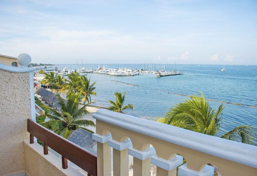 オーシャンビューのジャグジー付スタンダードルーム, All Ritmo Cancun Resort & Water Park