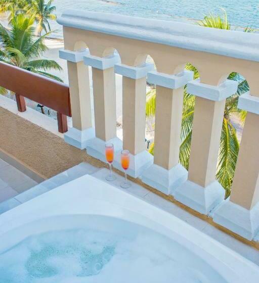 オーシャンビューのジャグジー付スタンダードルーム, All Ritmo Cancun Resort & Water Park