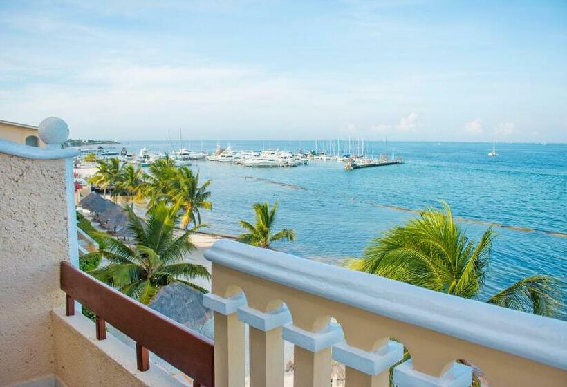 オーシャンビューのジャグジー付スタンダードルーム, All Ritmo Cancun Resort & Water Park