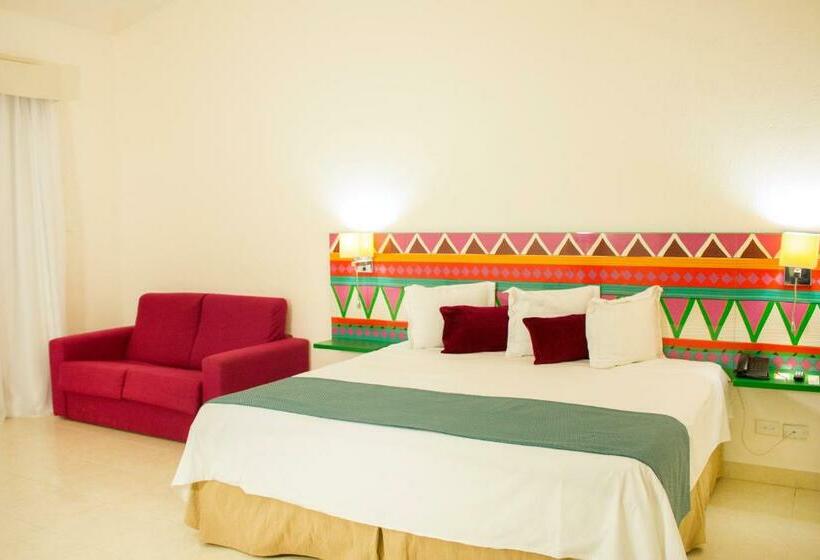 Tengerre Néző Standard Szoba Pezsgőfütdővel, All Ritmo Cancun Resort & Water Park