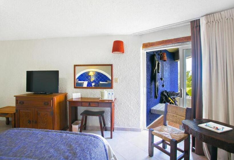 חדר סופריור נוף לגינה, Casa Del Mar Cozumel Hotel & Dive Resort