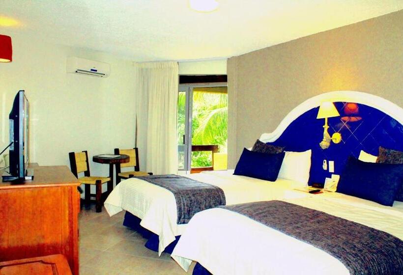 חדר סופריור נוף לגינה, Casa Del Mar Cozumel Hotel & Dive Resort