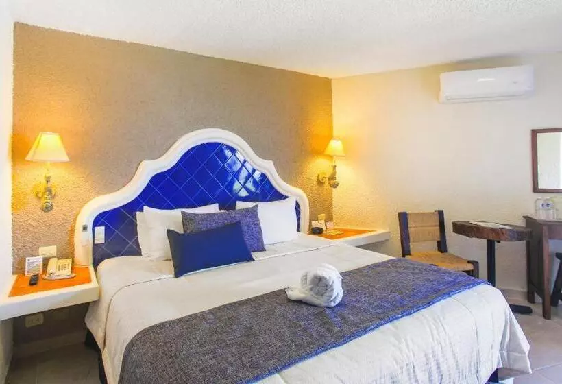 اتاق استاندارد با بالکن و چشمانداز دریا, Casa Del Mar Cozumel Hotel & Dive Resort