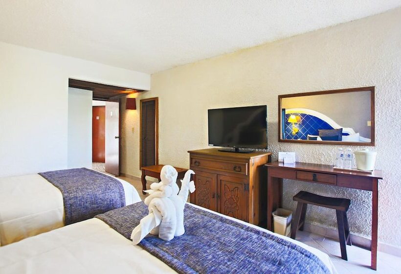 חדר סופריור נוף לגינה, Casa Del Mar Cozumel Hotel & Dive Resort