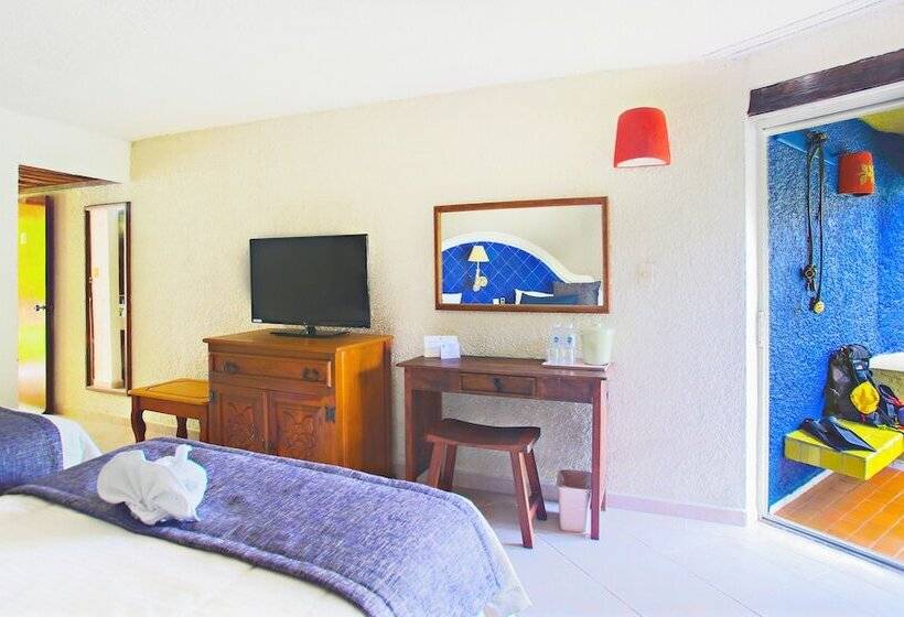 חדר סופריור נוף לגינה, Casa Del Mar Cozumel Hotel & Dive Resort