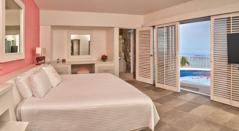 キングサイズベッドのスタンダードルーム, Las Brisas Acapulco