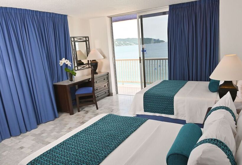 Chambre Standard 2 Lits Doubles, Ritz Acapulco All Inclusive