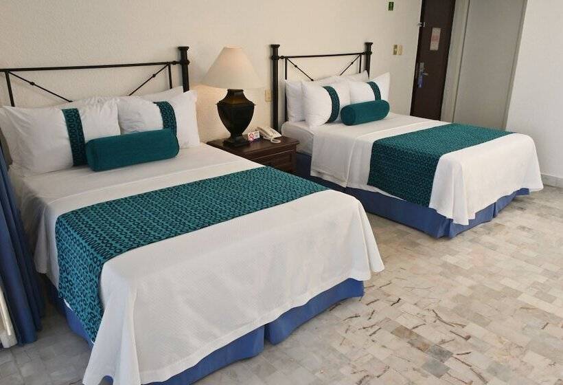 غرفه قياسيه سريرين مزدوجين, Ritz Acapulco All Inclusive