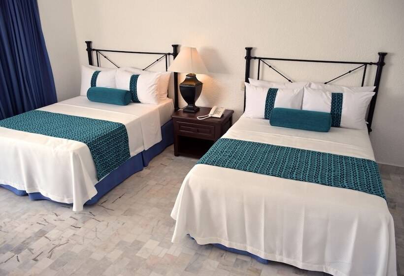 غرفه قياسيه سريرين مزدوجين, Ritz Acapulco All Inclusive