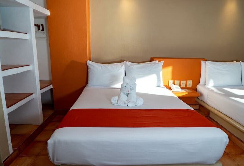 غرفه قياسيه سريرين مزدوجين, Villa Mexicana