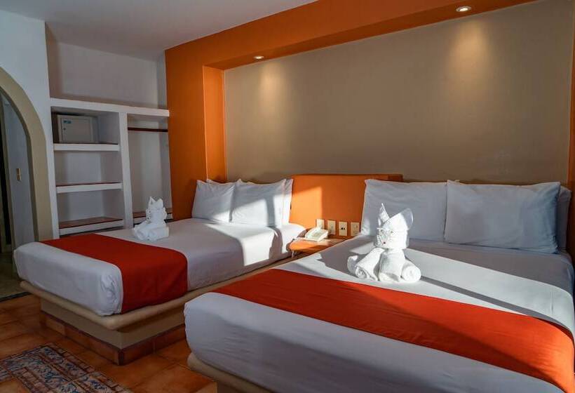 غرفه قياسيه سريرين مزدوجين, Villa Mexicana