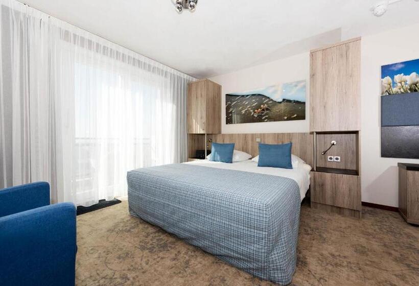 חדר סטנדרט עם מרפסת, Strandhotel De Vassy