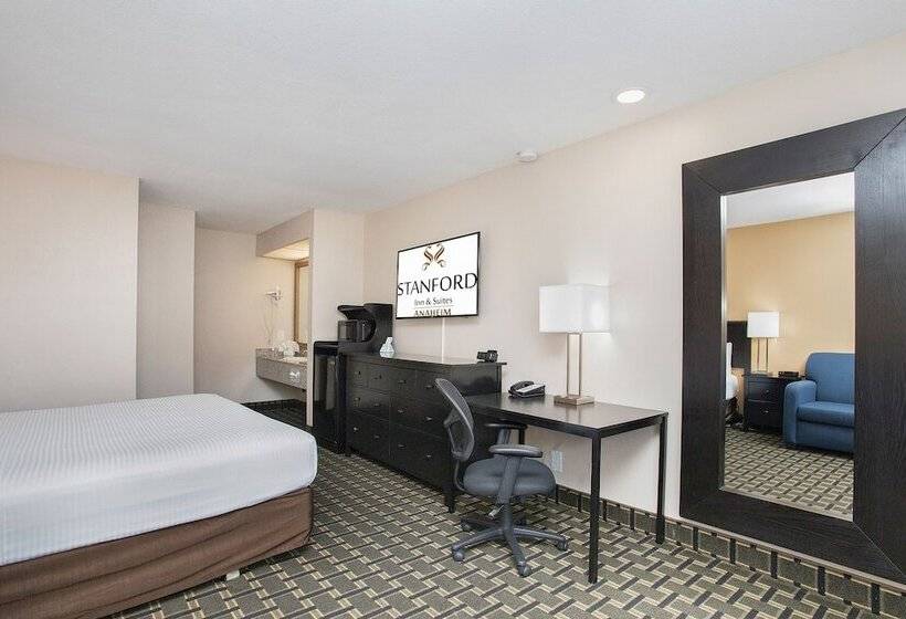 غرفة قياسية سرير مزدوج, Stanford Inn & Suites Anaheim