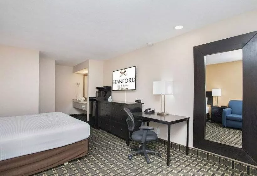 ダブルベッドスタンダードルーム, Stanford Inn & Suites Anaheim