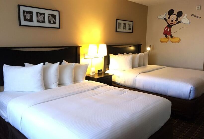 غرفه قياسيه سريرين مزدوجين, Stanford Inn & Suites Anaheim