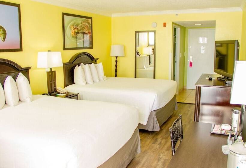 חדר סטנדרט שתי מיטות זוגיות, Wyndham Garden Fort Walton Beach Destin