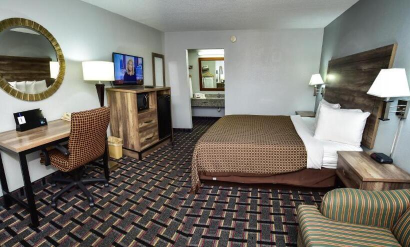 스탠다드 룸 킹사이즈 침대, Americas Best Value Inn Douglasville