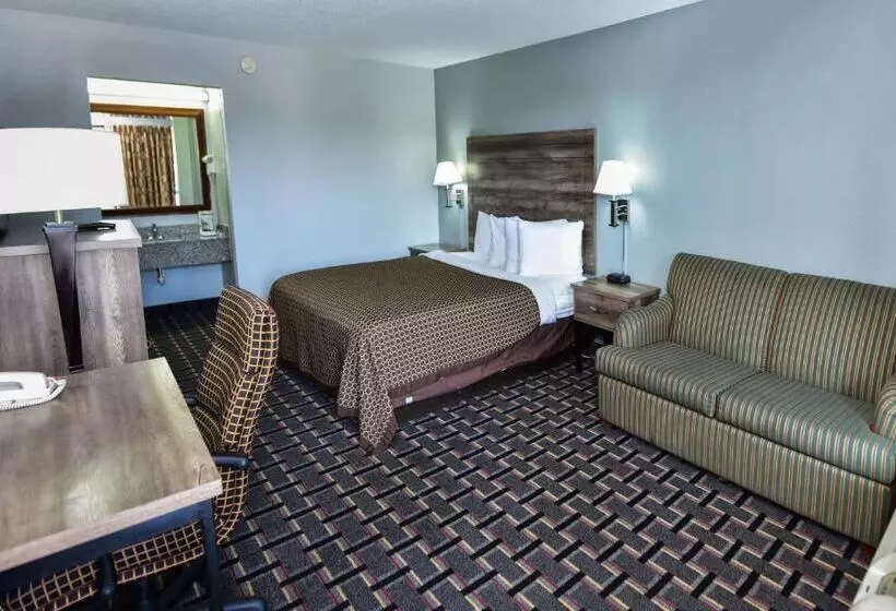 身障者適用ダブルベッド付きスタンダードルーム, Americas Best Value Inn Douglasville
