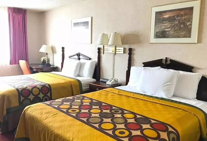 ２ダブルベッドのスタンダードルーム, Americas Best Value Inn Ullin Mounds