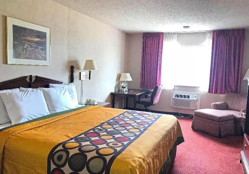 キングサイズベッドのスタンダードルーム, Americas Best Value Inn Ullin Mounds