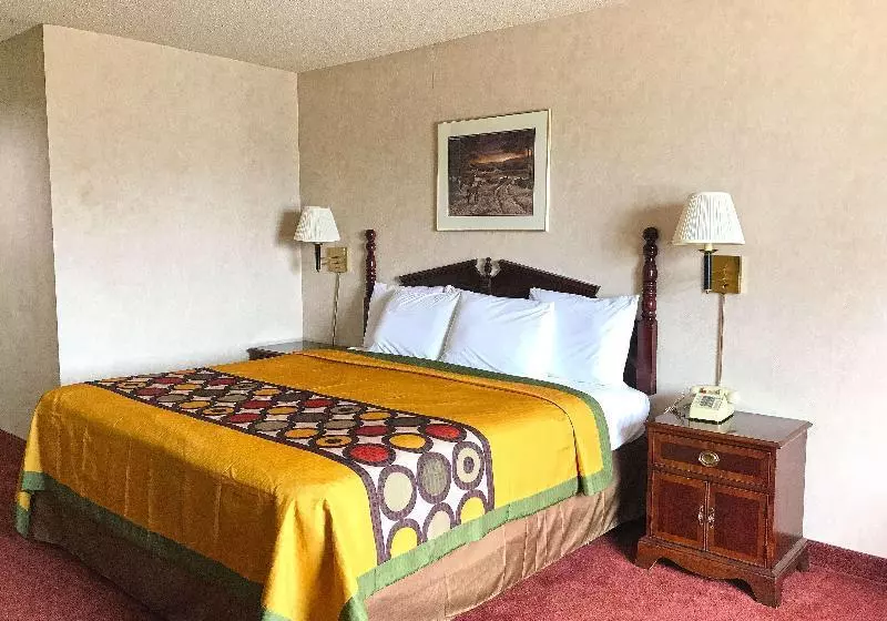 キングサイズベッドのスタンダードルーム, Americas Best Value Inn Ullin Mounds