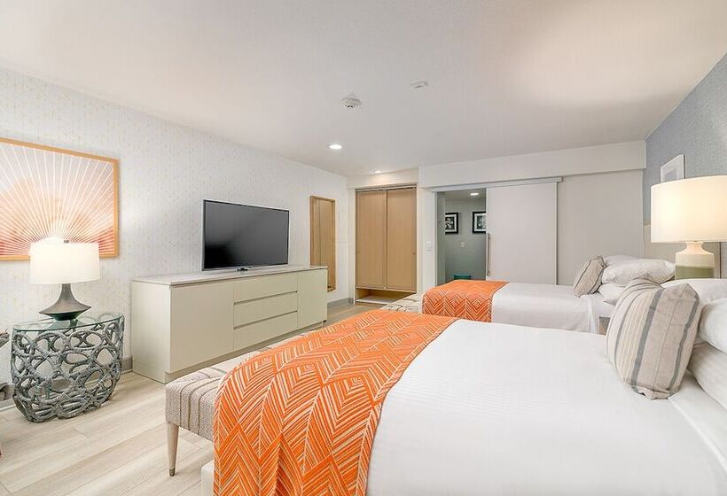 غرفه قياسيه سريرين مزدوجين, Beach Terrace