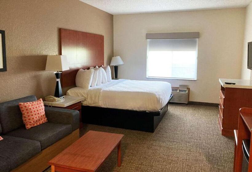 キングサイズベッドのデラックスルーム, Americinn By Wyndham Grinnell