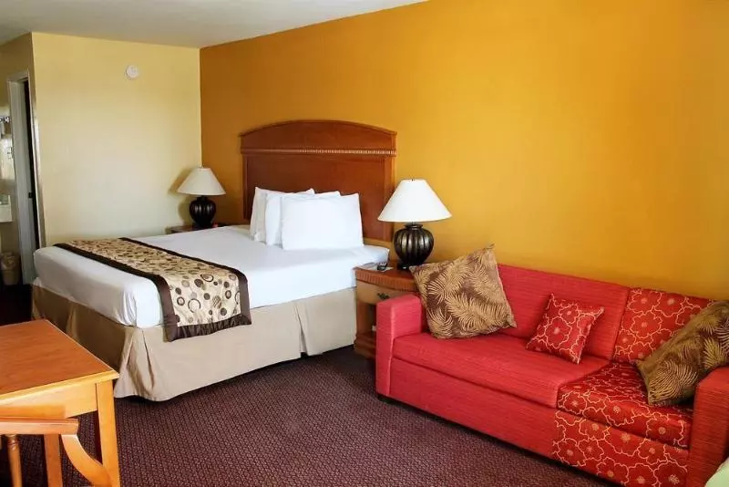 身障者適用キングサイズベッドルーム, Americas Best Value Inn At&t Center