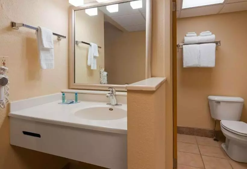 身障者適用クイーンサイズベッドルーム, Crossroads Hotel And Event Center