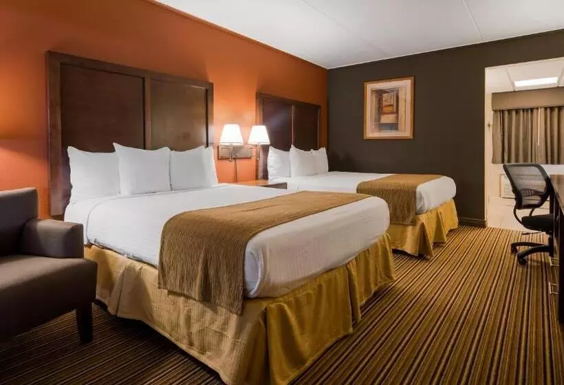 身障者適用クイーンサイズベッドルーム, Crossroads Hotel And Event Center