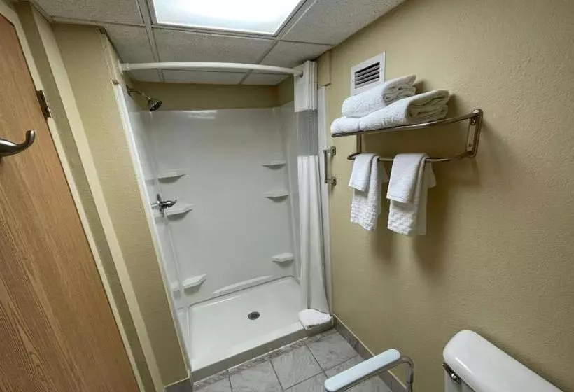 身障者適用クイーンサイズベッドルーム, Crossroads Hotel And Event Center