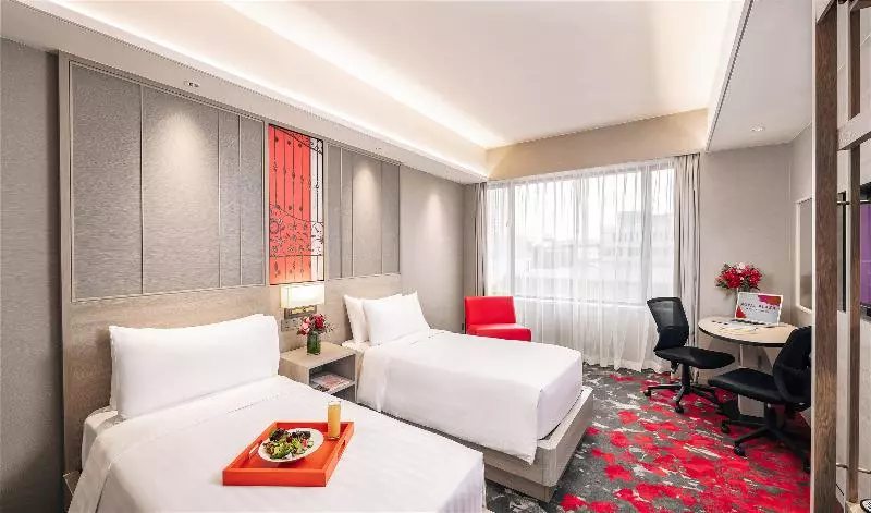 キングサイズベッドのスタンダードルーム, Days Inn By Wyndham San Diego Hotel Circle