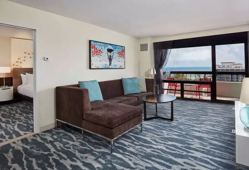 景色の見えるスイートルーム, Waterstone Resort & Marina Boca Raton, Curio Collection By Hilton