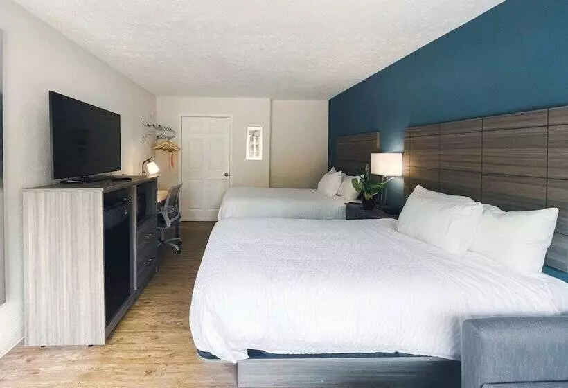２ダブルベッドのスタンダードルーム, Ramada By Wyndham Lumberton