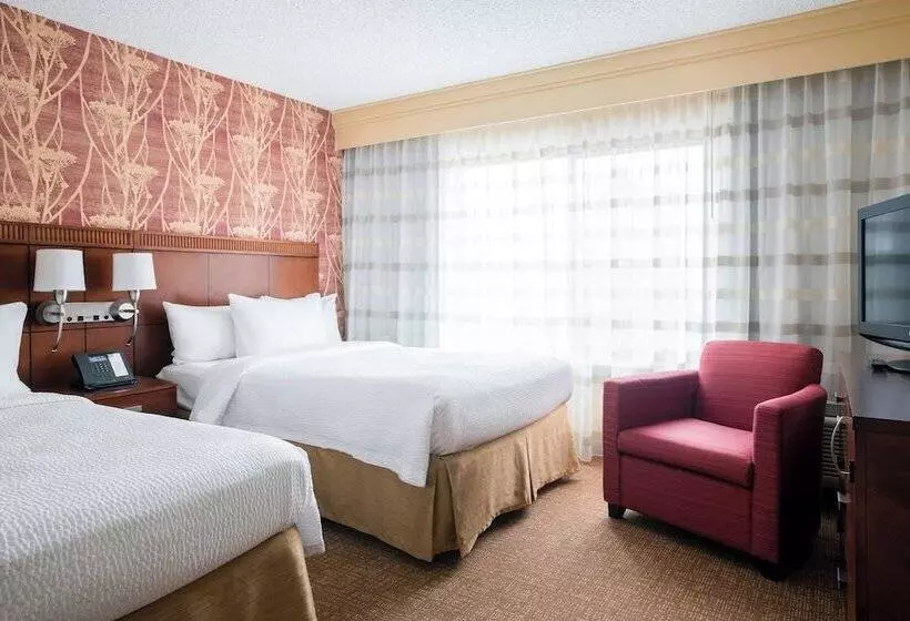 اتاق استاندارد با 2 تخت دوبل, Courtyard By Marriott Spokane Downtown At The Convention Center